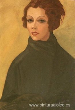 Retrato de Balieva - Komissarghevskaia