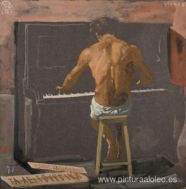 Pianista semidesnuda