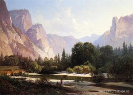 Indios piute en el valle de Yosemite