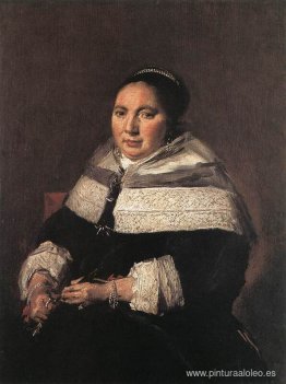 retrato de una mujer sentada