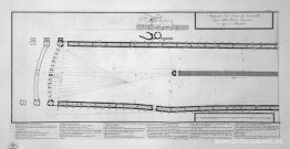 Plano del Circo de Caracalla en la actual Capena fuera de la Por