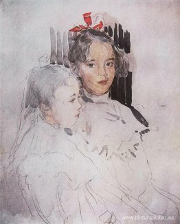 Retrato de los niños de S. Botkin.