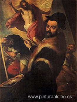 Autorretrato de Agostino Carracci