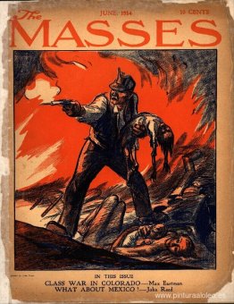 Portada del número de junio de 1914 de The Masses