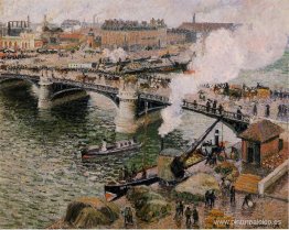 El Pont Boieldieu, Rouen, el clima húmedo