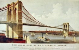 Puente de Brooklyn de la ciudad de Nueva York