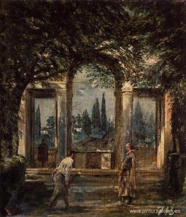 Los jardines de la Villa Medici en Roma