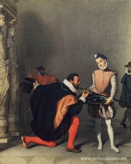 Don Pedro de Toledo besando la espada de Enrique IV