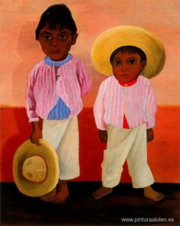 Los hijos de mi padrino (Retrato de Modesto y Jesús Sánchez)