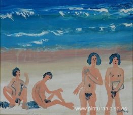 chicos de la playa