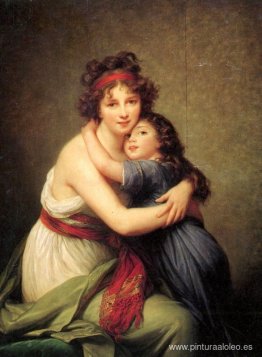 Madame Vigée Lebrun y su hija Jeanne Lucie Louise