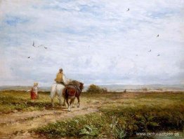 El camino al campo de heno