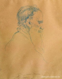 Retrato de León Tolstoi