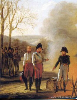 La conversación de Napoleón y Francisco II.