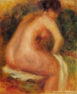 Desnudo femenino sentado