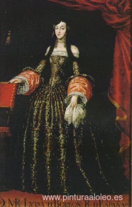 Retrato de María Luisa de Orleans (1662-1689), reina consorte de