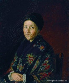 Retrato de A. Bocharova, tías del artista.