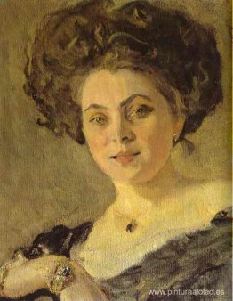 Retrato de Yevdokia Morozova (detalle)