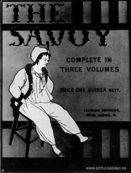 Diseño para la portada de 'The Savoy: Complete in Three Volumes'