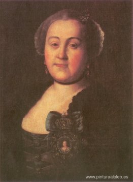 Retrato de una amante Agrippina Leontyevna Apraksina