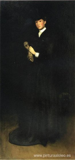 Arreglo en negro, n.° 8: Retrato de la señora Cassatt