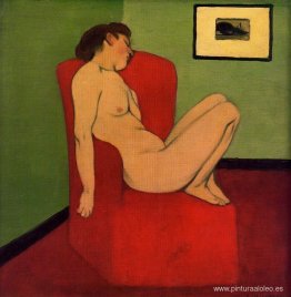 Desnudo femenino sentado