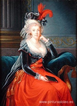 Retrato de María Carolina de Austria