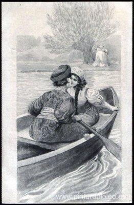 pareja en el barco