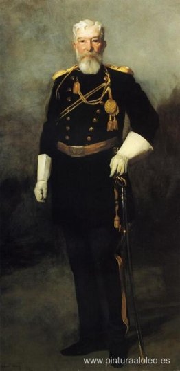 Retrato del coronel David Perry, 9.° Caballería de los EE. UU.