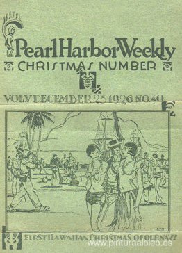 Portada de Manookian para 'Pearl Harbor Weekly', diciembre de 19