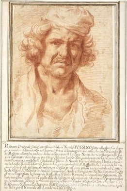 Autorretrato de Nicolas Poussin de 1630, mientras se recupera de