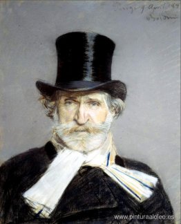 Retrato de Guiseppe Verdi (1813-1901)