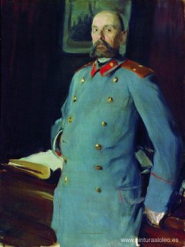 Retrato del comandante del Palacio Mariinsky, el general de divi