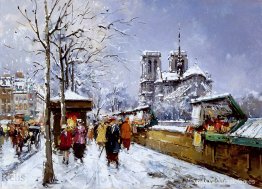 Libreros Notre Dame, Invierno