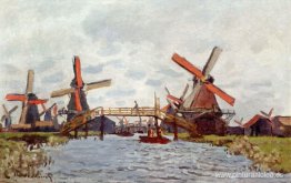 Molinos de viento cerca de Zaandam