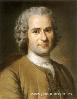 Retrato de Jean Jacques Rousseau