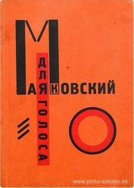 Portada de 'Por la voz' de Vladimir Mayakovsky