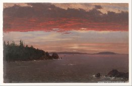 Península Schoodic desde Mount Desert al amanecer