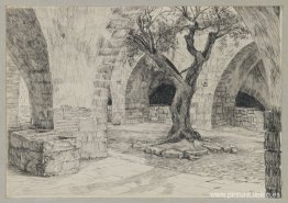 Dependencia del Convento Armenio, Jerusalén, ilustración de "La