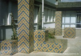 Patio del Centro de Salud de Mértola