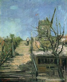 Molino de viento en Montmartre