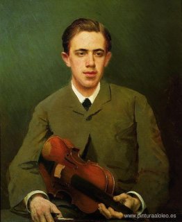 Retrato de Nikolay Kramskoy, el hijo del artista