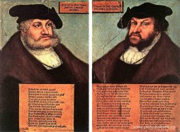 Retratos de Juan I y Federico III el Sabio, electores de Sajonia