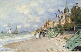 El paseo marítimo de la playa de Trouville