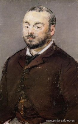 Retrato del compositor Emmanual Chabrier