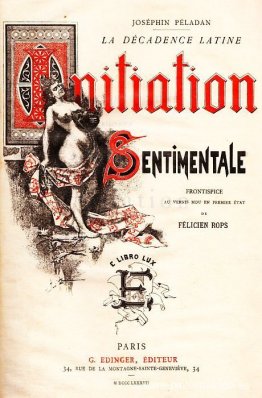 Portada de la novela 'Initiation Sentimentale' de Joséphin Pélad