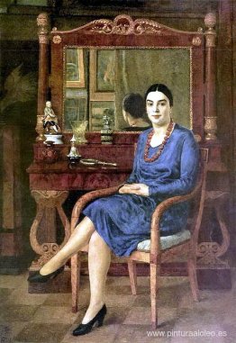 Retrato de Z.D.R. (Dama de azul)