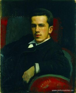 Retrato de Anatoly Kramskoy, el hijo del artista