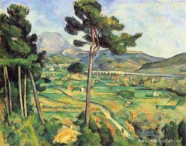 Paisaje con viaducto: Montagne Sainte-Victoire