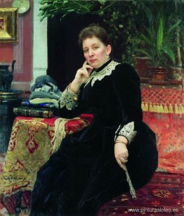 Retrato de la filántropa Olga Sergeyevna Aleksandrova-Heinz